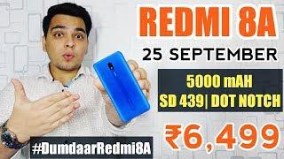 Redmi 8A India Launch,Price,Specifications - Best Budget Smartphone? 