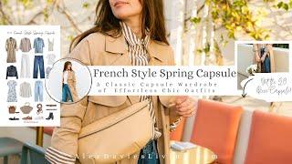 French Spring Capsule Wardrobe | Classic Staples for Chic French Inspired Style