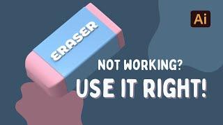 Illustrator Eraser Tool - How to Use It Right + Fixing Tips