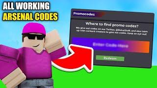 ALL WORKING ARSENAL CODES IN 2024... (Roblox Arsenal)