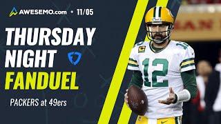 PACKERS VS 49ERS FANDUEL NFL DFS PICKS | Week 9 Thursday Night Football DFS
