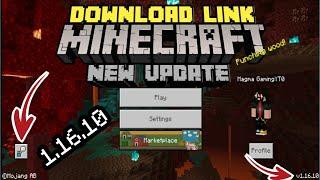 How to download Minecraft 1.16.10 official version on android || Download Minecraft official version