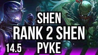 SHEN & Zeri vs PYKE & Kai'Sa (SUP) | Rank 2 Shen, 800+ games, 9/4/15 | KR Grandmaster | 14.5