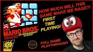 SUPER MARIO BROS. First Time Player! NO WARPS! The Hardest Game I've played maybe Ever! - Part 7!