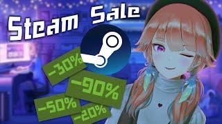 【STEAM SALE】lets go shopping for me and HoloEN! #kfp #キアライブ