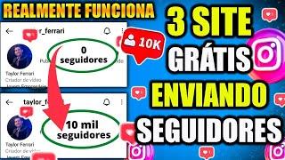 3 NOVOS SITES para ganhar SEGUIDORES NO INSTAGRAM com UM CLICK GRÁTIS 2023