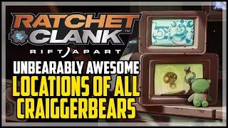 Ratchet & Clank Rift Apart All CraiggerBear Locations (UnBEARably Awesome Trophy)