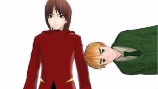 【MMD】LEVEL UP (Meme) 【Hong Kong and England】