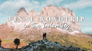 EPIC Drone Shots Of Gardena Pass | Hiking Through The Dolomites | Van Life Europe