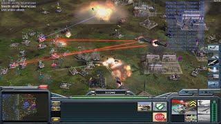 USA Laser vs. 7 USA Laser - Command & Conquer Generals Zero Hour Gameplay