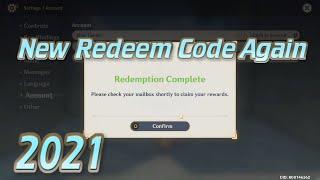 Genshin Impact New Redeem Code Again 2021