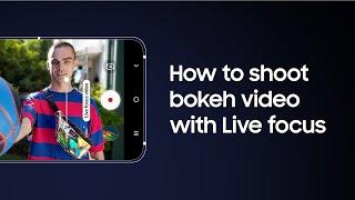 Galaxy A80 | How to take videos with bokeh | Samsung