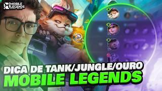 DICA de TANK, ADC e JUNGLE - (TEMPORADA 33) | MOBILE LEGENDS TUTORIAL