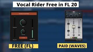 Pro-Quality Vocal Rider Plugin Free In FL 20 | Vocal rider by Wave alternative