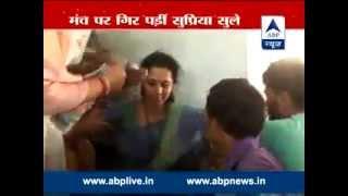 NCP leader Supriya Sule faints during election rally