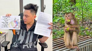 Dad receives fan letters to help Monkey Kaka return