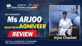 DDA Diamond Arjoo Shares His Experience After Being Selected in the IAF & Completed Her Training