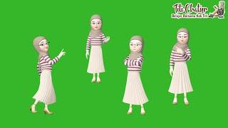 Green Screen Animasi Guru Mengajar Bergerak #freedownload