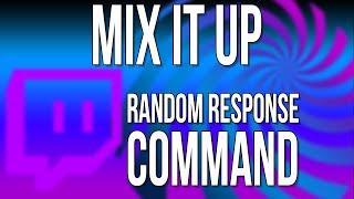 Random response tutorial for mix it up!