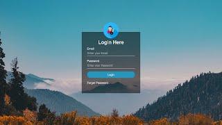 Transparent Login Form by Using HTML & CSS | Beautiful Transparent Signup Form by Using HTML/CSS 