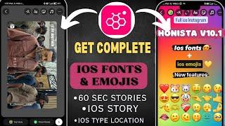 How to get ios fonts in Honista | New Fonts | ios 17.4 Emojis in Honista | Developer mode settings