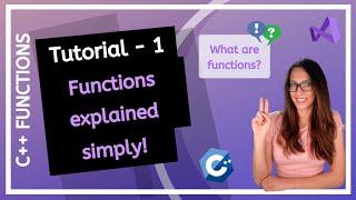 C++ FUNCTIONS (2020) - What are functions? PROGRAMMING TUTORIAL