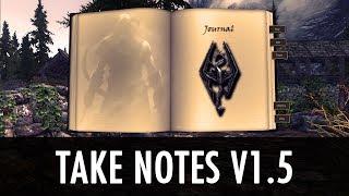 Skyrim Mod: Take Notes v1.5