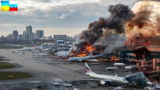 Shock the world! F-16 pilot destroys Russian SU-57 fighter jet and bomber at airport near Kursk