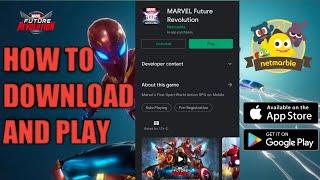 How to download and play Marvel Future Revolution,Tutorial & installation guide for android & iOS.