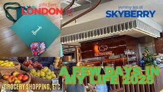 VLOG: A FEW DAYS IN MY LIFE 2025 (Skyberry cafe, unpacking gifts from London, grocery shopping)