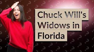 Are Chuck Will's widows in Florida?