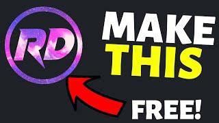How to create FREE logos for Discord, Youtube, Instagram!   [NO PHOTOSHOP]