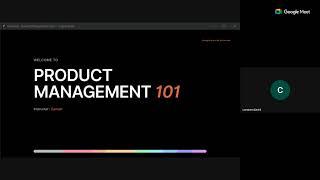 EXPLORE 2025 PRODUCT MANAGEMENT CLASS DAY 1