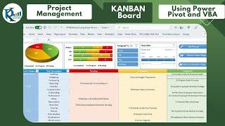 Mastering Project Management with a KANBAN Board using Power Pivot and VBA