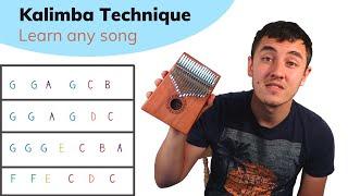 Kalimba Technique: Learn Any Song (Beginner Tutorial)