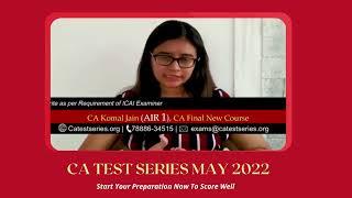 CA MAY 2022 Mock Test Papers | Best Online Test Series For CA Exams | CA Test Series Reviews