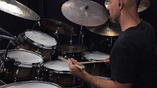 Practicing drum solo section - Louie Palmer