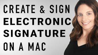 Create Electronic Signature on Mac | E-sign PDF, Word & Pages on Mac