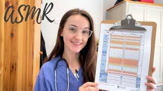 ASMR Medical Student Examines You | Realistic Observation Chart | FULL Observations & Vital Signs