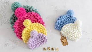  CUTE Crochet Baby Hat Pattern (Modern Design for Baby!) 