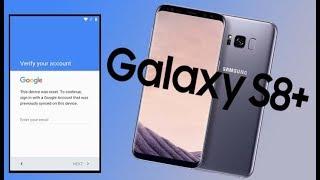 REMOVE GOOGLE ACCOUNT GALAXY S8+ BYPASS FRP LOCK (NEW WAY)