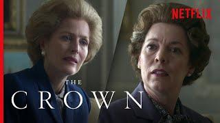 Queen Elizabeth II Meets Margaret Thatcher (Full Scene) | The Crown