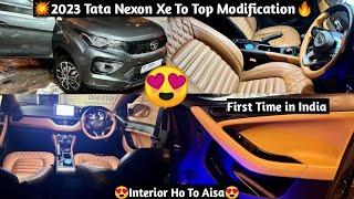  2023 Tata Nexon Xe to Xz Modification Nexon Interior modification Nexon modified Tata nexon