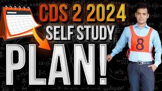 CDS 2 2024  Self Study Plan || NDA 2 2024 Self Study Plan|| No Coaching ||with cds journey||