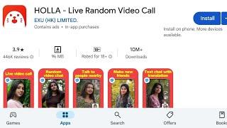 How To Install Holla Live Random Video Call App's | How To Download Holla Live Random Video Call App