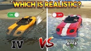 GTA 4 VS GTA 5 (WHICH IS MORE REALISTIC?)