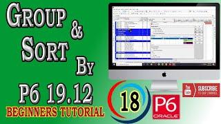 How to Use Group and Sort By Activities| Primavera P6 | 19.12 | Beginners Tutorial