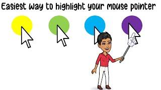 How to highlight or halo your Mouse Pointer
