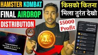 $HMSTR Kombat Airdrop Final DistributionHamster Kombat Withdrawal || Hamster Kombat New Update