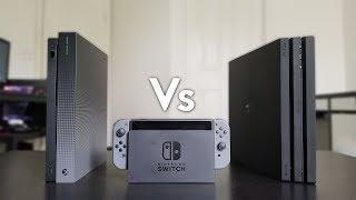 Xbox One X Vs Nintendo Switch Vs PS4 Pro - Review